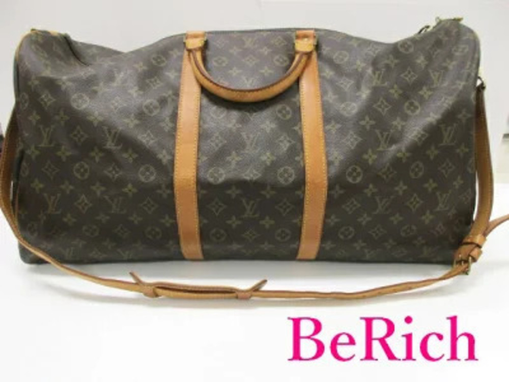 Louis Vuitton Boston bag Monogram Keepall Bandouliere LV Handbag travel